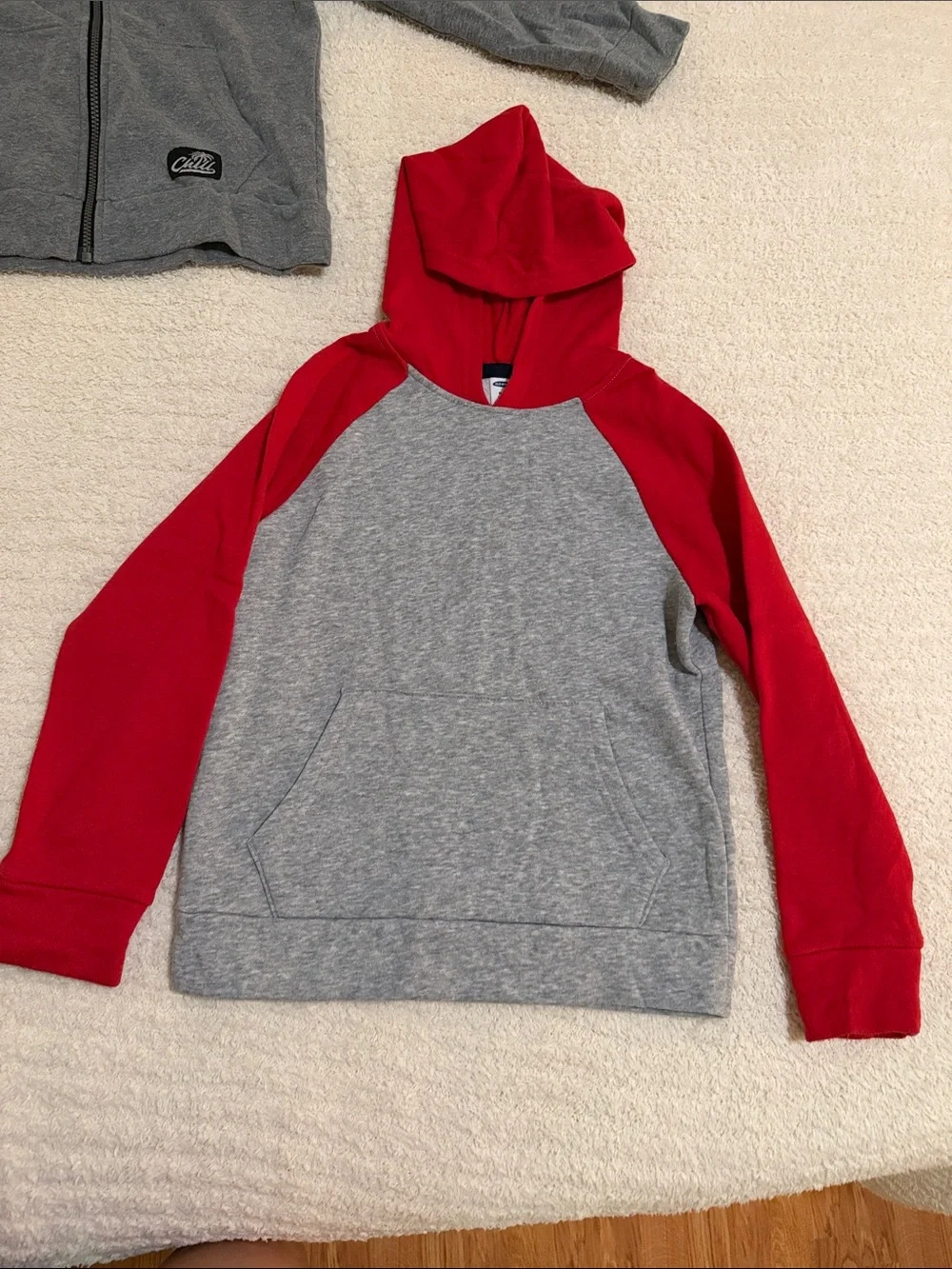 Old Navy Kids Red, Navy & Gray Hoodies Trio